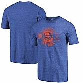 Men's New York Islanders Fanatics Branded Personalized Insignia Tri Blend T-Shirt Royal FengYun,baseball caps,new era cap wholesale,wholesale hats